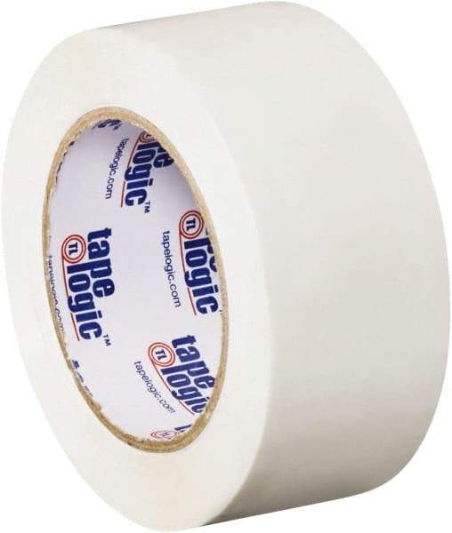 Tape Logic - 2" x 110 Yd White Acrylic Adhesive Packaging Tape - Polypropylene Film Backing, 2.2 mil Thick, 21.4 Lb Tensile Strength - Americas Tooling