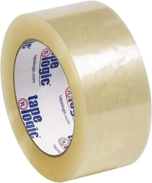 Tape Logic - 2" x 55 Yd Clear Acrylic Adhesive Packaging Tape - Polypropylene Film Backing, 2.6 mil Thick - Americas Tooling