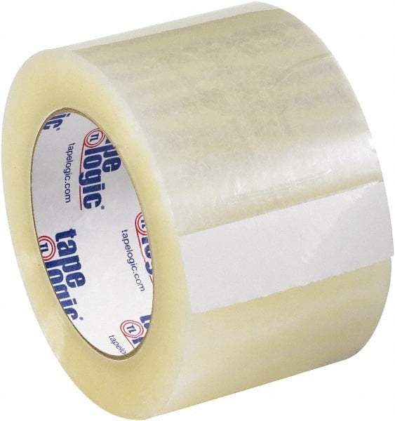 Tape Logic - 3" x 110 Yd Clear Acrylic Adhesive Packaging Tape - Polypropylene Film Backing, 2.6 mil Thick - Americas Tooling