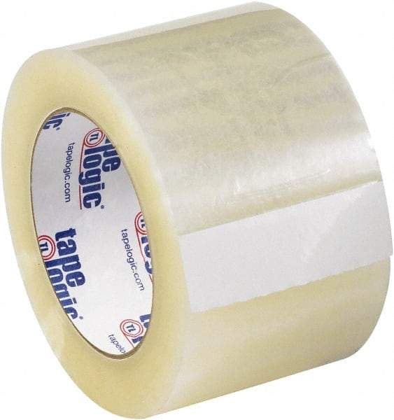 Tape Logic - 3" x 55 Yd Clear Acrylic Adhesive Packaging Tape - Polypropylene Film Backing, 2.6 mil Thick - Americas Tooling