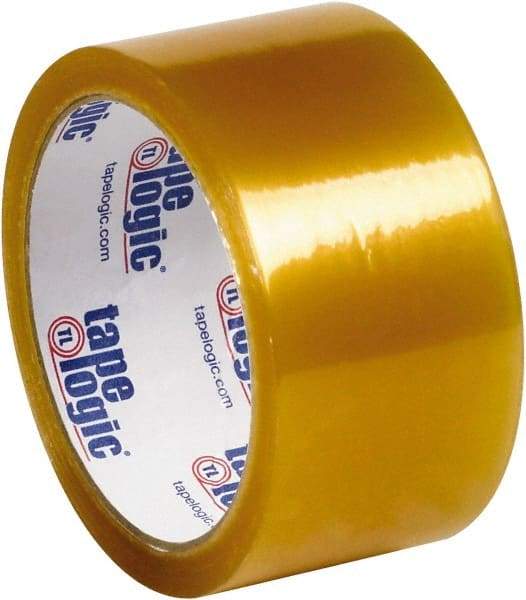 Tape Logic - 2" x 110 Yd Clear Rubber Adhesive Packaging Tape - PVC Film Backing, 2.1 mil Thick, 25 Lb Tensile Strength - Americas Tooling