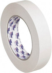 Tape Logic - 1" Wide x 60 Yd Long Tan Crepe Paper Masking Tape - 6.1 mil Thick - Americas Tooling