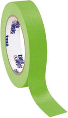 Tape Logic - 1" Wide x 60 Yd Long Green Crepe Paper Masking Tape - 4.9 mil Thick - Americas Tooling