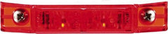 Truck-Lite - 4" Long, Red LED Marker Clearance - 12 Volts - Americas Tooling