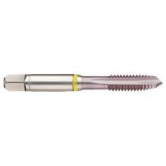 M20x2.5 6H 4-Flute Cobalt Yellow Ring Spiral Point Plug Tap-MolyGlide - Americas Tooling