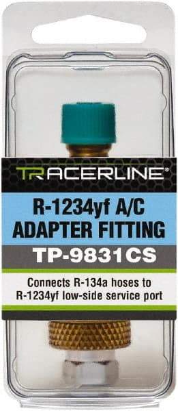 Spectroline - Low Side Automotive A/C Service Coupler - Yellow Actuator - Americas Tooling