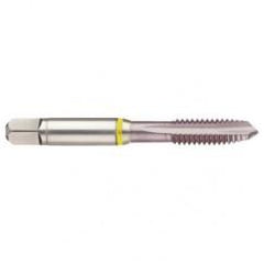 41836 2B 3-Flute Cobalt Yellow Ring Spiral Point Plug Tap-MolyGlide - Americas Tooling