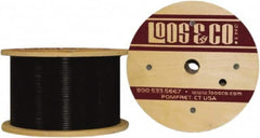 Loos & Co. - 1/8" x 1/16" Diam, Steel Wire Rope - 480 Lb Breaking Strength, 7 x 7, Vinyl Coating - Americas Tooling