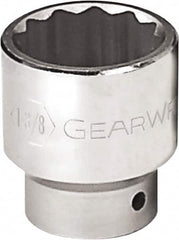 GearWrench - 15/16", 3/4" Drive, Standard Hand Socket - 12 Points, 2" OAL, Alloy Steel, Chrome Finish - Americas Tooling