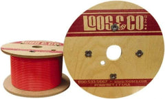 Loos & Co. - 3/16" x 1/8" Diam, Galvanized Steel Wire Rope - 1,700 Lb Breaking Strength, 7 x 7, Vinyl Coating - Americas Tooling