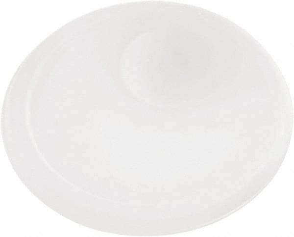 Rubbermaid - 8.8" Long x 8.8" Wide, Round Plastic Lid - Corner-Pull Tab, Use with 1980393 - Americas Tooling