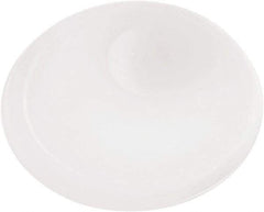 Rubbermaid - 8.8" Long x 8.8" Wide, Round Plastic Lid - Corner-Pull Tab, Use with 1980393 - Americas Tooling