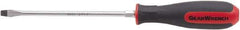 GearWrench - 3/16" Blade Width, 14.17" OAL Slotted Screwdriver - 10" Blade Length, Round Shank, Acetate with Rubber Grip Handle - Americas Tooling