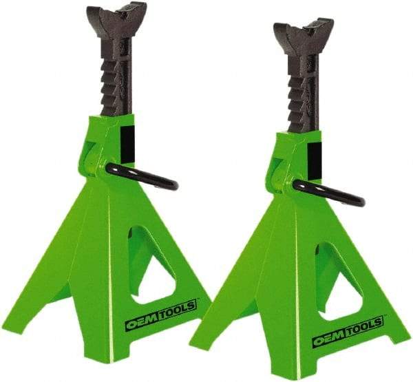 OEM Tools - 12,000 Lb Capacity Jack Stand - 15-3/4 to 24-3/8" High - Americas Tooling