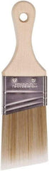 Wooster Brush - 2" Angled Polyester Angular Brush - 2-11/16" Bristle Length, 2-7/8" Wood Fluted Handle - Americas Tooling