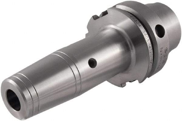 Seco - 8mm Hole Diam, HSK63A Taper Shank Shrink Fit Tool Holder & Adapter - 54mm Projection, 21mm Nose Diam, 26mm Clamping Depth, Through Coolant - Exact Industrial Supply