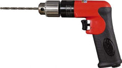 Sioux Tools - 1/4" Keyed Chuck - Pistol Grip Handle, 3,600 RPM, 12 LPS, 0.5 hp, 90 psi - Americas Tooling