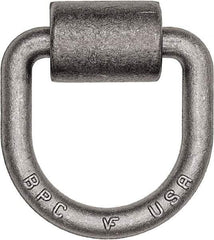 Buyers Products - Steel D-Ring with Integral Bracket - 4-1/2" Long, Gray, For Use with Cargo Control - Americas Tooling