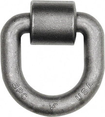 Buyers Products - Steel D-Ring with Integral Bracket - 5" Long, Gray, For Use with Cargo Control - Americas Tooling