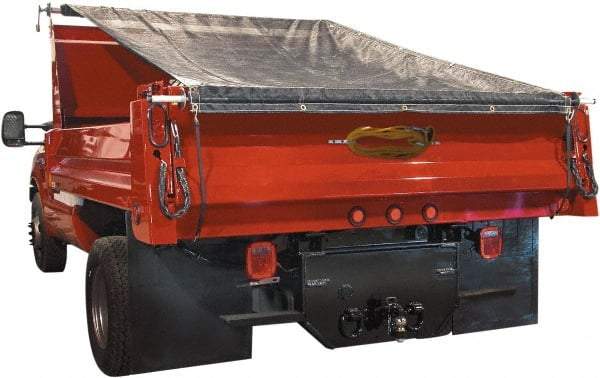 Buyers Products - Aluminum Manual Dump Tarp - 6.4" Long, Silver, For Use with Dumps up to 102" Wide - Americas Tooling