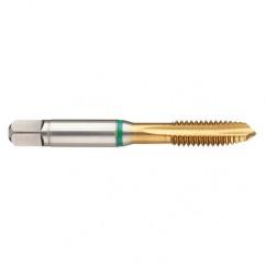 M24x1.5 6H -Flute Cobalt Green Ring Spiral Point Plug Tap-TiN - Americas Tooling