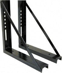 Buyers Products - Steel Truck Box Mounting Brackets - 18" Long, Black, For Use with Truck Boxes - Americas Tooling