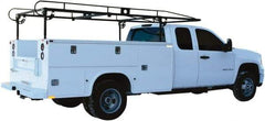 Buyers Products - Steel Ladder Rack - 162" Long, Black, For Use with Single & Dual Rear Wheel Utility Compartments - Americas Tooling