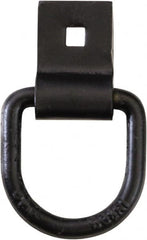 Buyers Products - Steel D-Ring with Integral Bracket - 3-1/2" Long, Black, For Use with Cargo Control - Americas Tooling