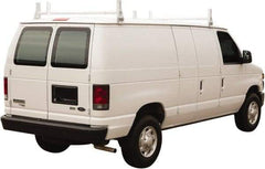 Buyers Products - Steel Ladder Rack - 72" Long, White, For Use with Vans - Americas Tooling