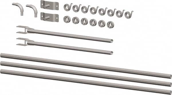 Buyers Products - Aluminum Universal Tarp Arm Kit - 194" Long, Silver, For Use with 14 to 23' Dump Bodies - Americas Tooling