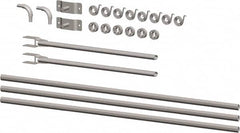 Buyers Products - Aluminum Universal Tarp Arm Kit - 146" Long, Silver, For Use with 8 to 19' Dump Bodies - Americas Tooling