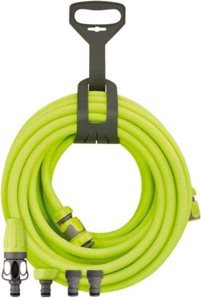 Legacy - 1/2" ID x 0.74" OD 4' Long Lead-In Whip Hose - MNPT Swivel x MNPT Ends, 300 Working psi, -40 to 140°F, 1/2" Fitting, Green - Americas Tooling