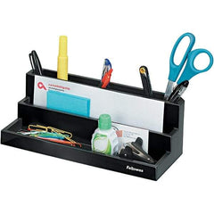 FELLOWES - Black Pearl Desk Top Organizer - Plastic - Americas Tooling