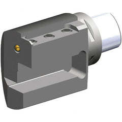 Kennametal - Left Hand Cut, PSC50 Modular Connection, Square Shank Lathe Modular Clamping Unit - 23mm Square Shank Length, 3/4" Square Shank Width, Through Coolant, Series STAL Straight Side Mount - Exact Industrial Supply