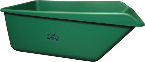 Remco - 149 Gal Green Rectangular Polyethylene Tub - 21-3/4" High x 32" Diam - Americas Tooling