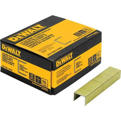 DeWALT - 3/4" Long x 1/16" Wide, 16 Gauge Crowned Construction Staple - Steel, Galvanized Finish - Americas Tooling