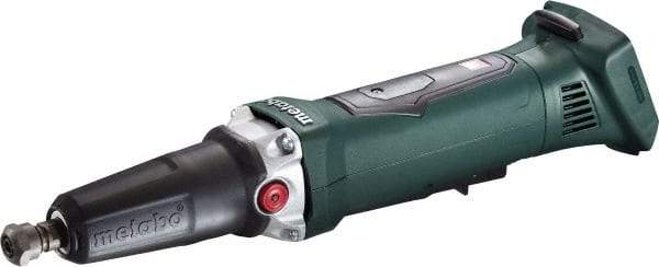 Metabo - 1/4" Collet, 25,000 RPM, Straight Handle Electric Die Grinder - 18 Volts - Americas Tooling