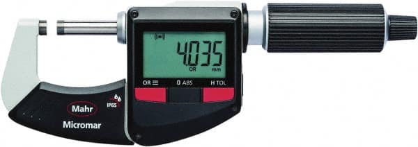 Mahr - MICROMAR 40 EWRI DIGITAL MICROMETER - 0-1", .00005"Resolution, Integrated Wireless Output - Americas Tooling