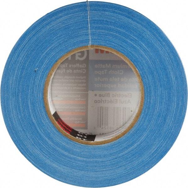 3M - 2" x 50m Blue Gaffers Tape - 11 mil, Rubber Adhesive, Cotton Cloth Backing, Series GT2 - Americas Tooling