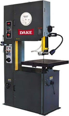 Dake - 26" Throat Capacity, Variable Speed Pulley Vertical Bandsaw - 50 to 415 & 550 to 5,000 SFPM, 3 hp, Three Phase - Americas Tooling