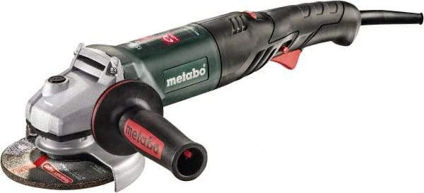 Metabo - 5" Wheel Diam, 11,000 RPM, Corded Angle & Disc Grinder - 5/8-11 Spindle, 120 Volts, 13.2 Amps - Americas Tooling