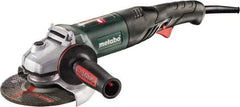 Metabo - 6" Wheel Diam, 9,600 RPM, Corded Angle & Disc Grinder - 5/8-11 Spindle, 120 Volts, 13.2 Amps - Americas Tooling