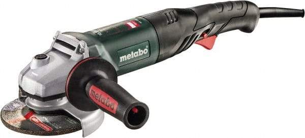 Metabo - 5" Wheel Diam, 11,000 RPM, Corded Angle & Disc Grinder - 5/8-11 Spindle, 120 Volts, 10.2 Amps - Americas Tooling