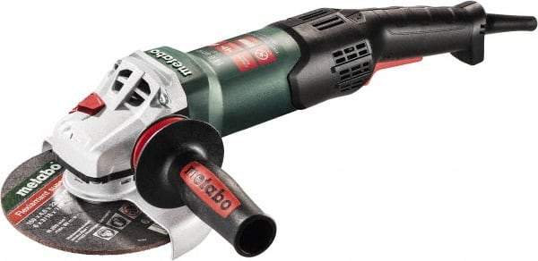 Metabo - 6" Wheel Diam, 9,600 RPM, Corded Angle & Disc Grinder - 5/8-11 Spindle, 120 Volts, 14.6 Amps - Americas Tooling