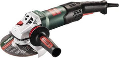 Metabo - 6" Wheel Diam, 9,600 RPM, Corded Angle & Disc Grinder - 5/8-11 Spindle, 120 Volts, 14.6 Amps - Americas Tooling