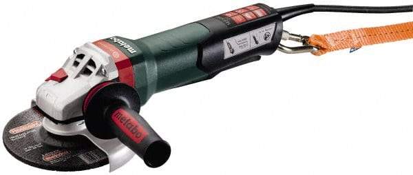 Metabo - 6" Wheel Diam, 9,600 RPM, Corded Angle & Disc Grinder - 5/8-11 Spindle, 120 Volts, 14.5 Amps - Americas Tooling