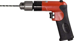 Sioux Tools - 1/4" Reversible Keyed Chuck - Pistol Grip Handle, 1,800 RPM, 12 LPS, 0.5 hp, 90 psi - Americas Tooling