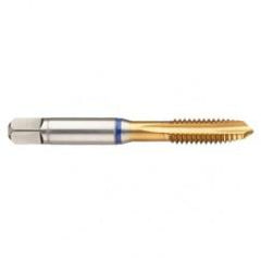 43236 3B 3-Flute Cobalt Blue Ring Spiral Point Plug Tap-TiN - Americas Tooling