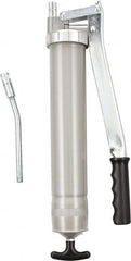 Umeta - Rigid Lever Grease Gun - 16 oz Capacity, 1/8 Thread Outlet, 17 Strokes per oz, Cartridge & Suction Fill - Americas Tooling