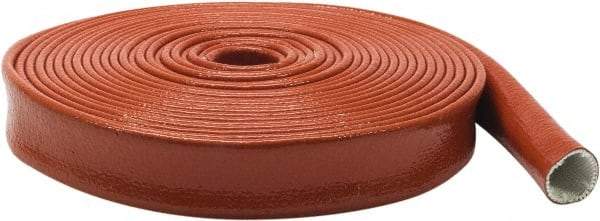 Atlantex - 1-3/4" ID Red/Orange Knit Firesleeve for Hoses - 50' Long, -65 to 500°F - Americas Tooling